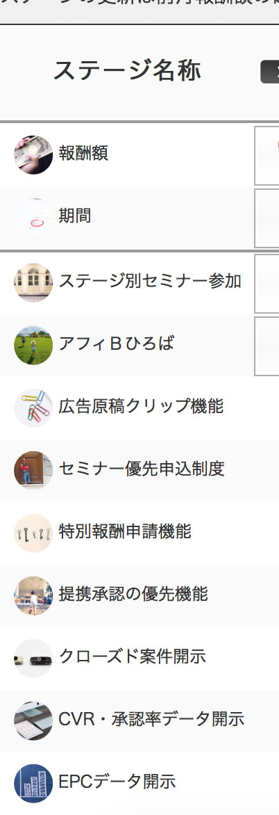 afb�A�t�B���G�C�g�̃X�e�[�W���x