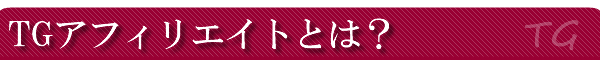 TG�A�t�B���G�C�g�Ƃ́H