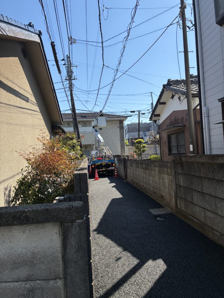 ドコモ光の工事